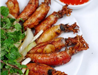 Hướng dẫn cách làm mực trứng chiên nước mắm